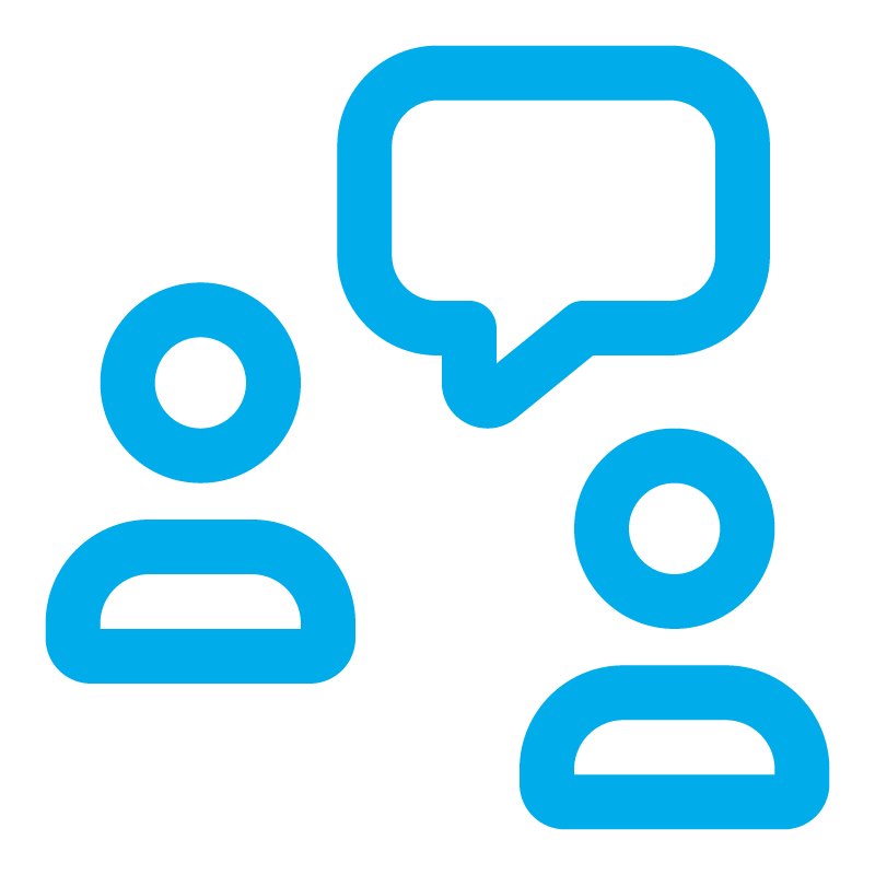 Icon Gespräch für Beiräte