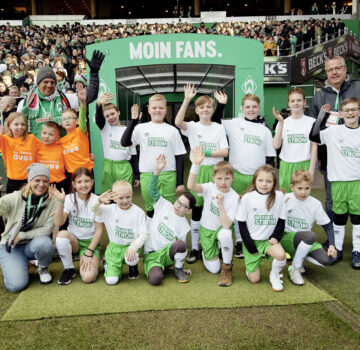 SVW VfL Bochum Fußall Stadion Kids Eskorte Molkerei Ammerland