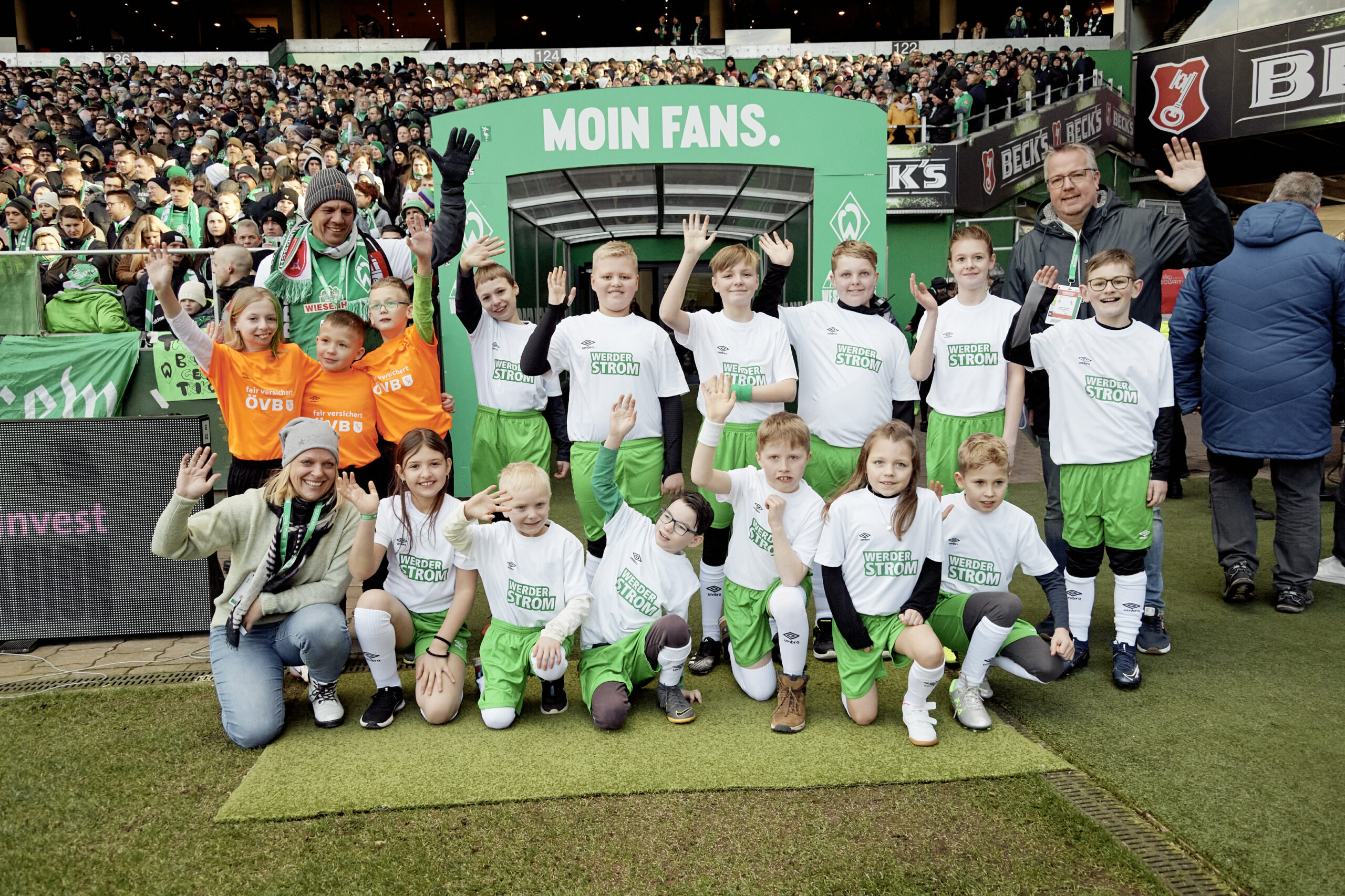 SVW VfL Bochum Fußall Stadion Kids Eskorte Molkerei Ammerland