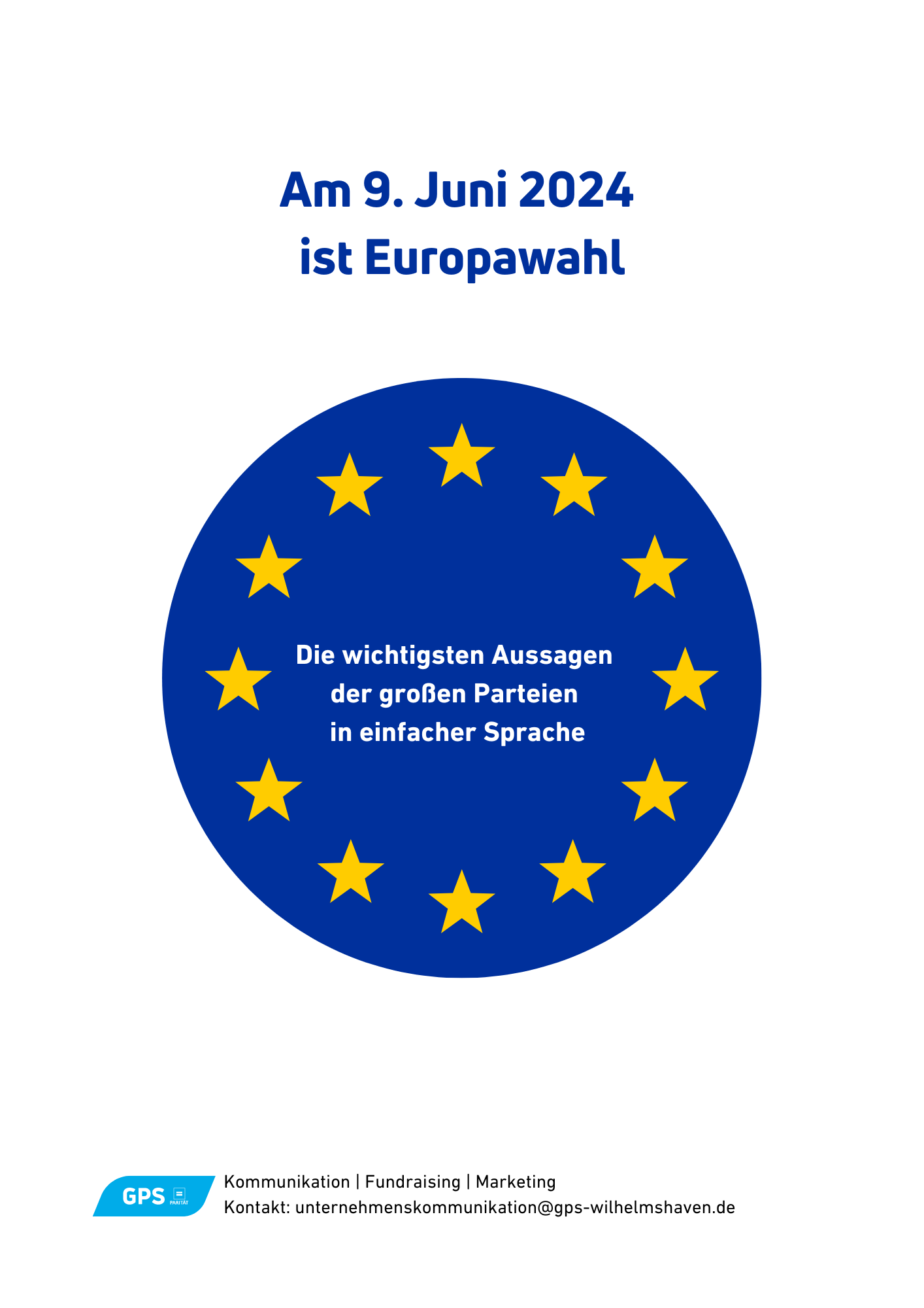 Logo Europawahl Leichte Sprache