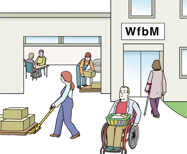 Arbeiten in Werkstätten