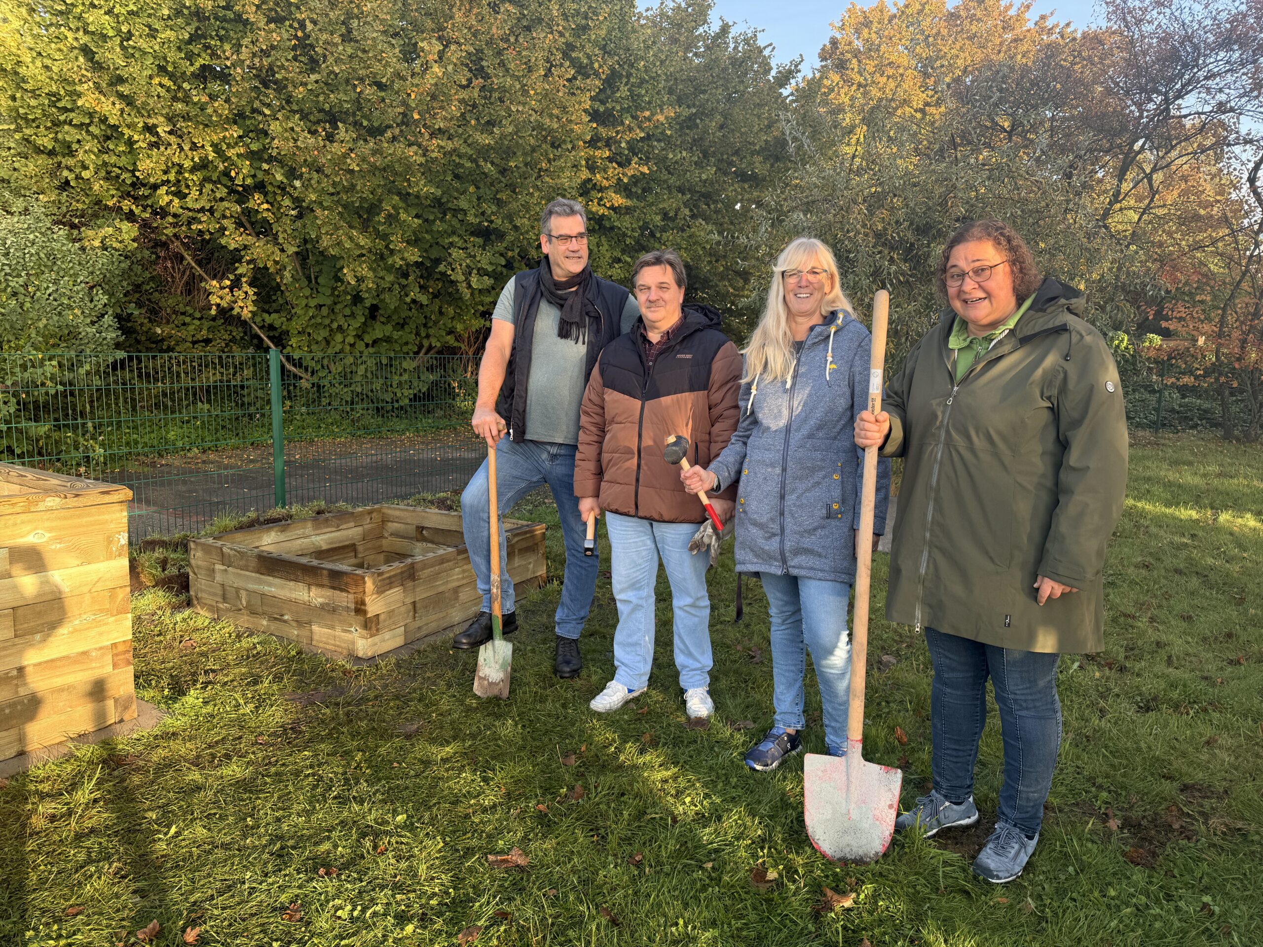 Tagesstätte Havenhaus schafft im Rahmen des Projekts „WILHELMS UrbanFARM“ einen Ort der Begegnung, am Bontekai